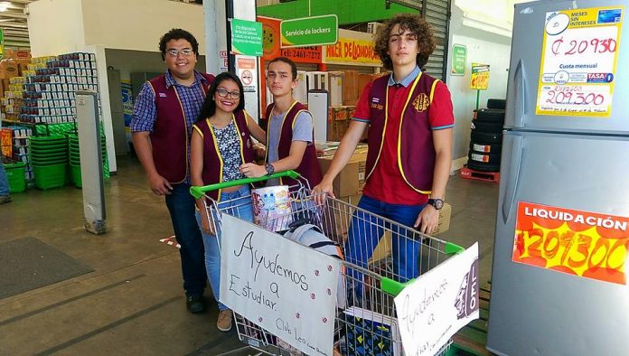 Leos San Carlos Club Leos de San Carlos reactiva su campaña de cada año, para llevar útiles a diferentes escuelas del cantón, en condición de pobreza.