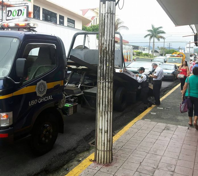 Operativo de tránsito en Ciudad Quesada