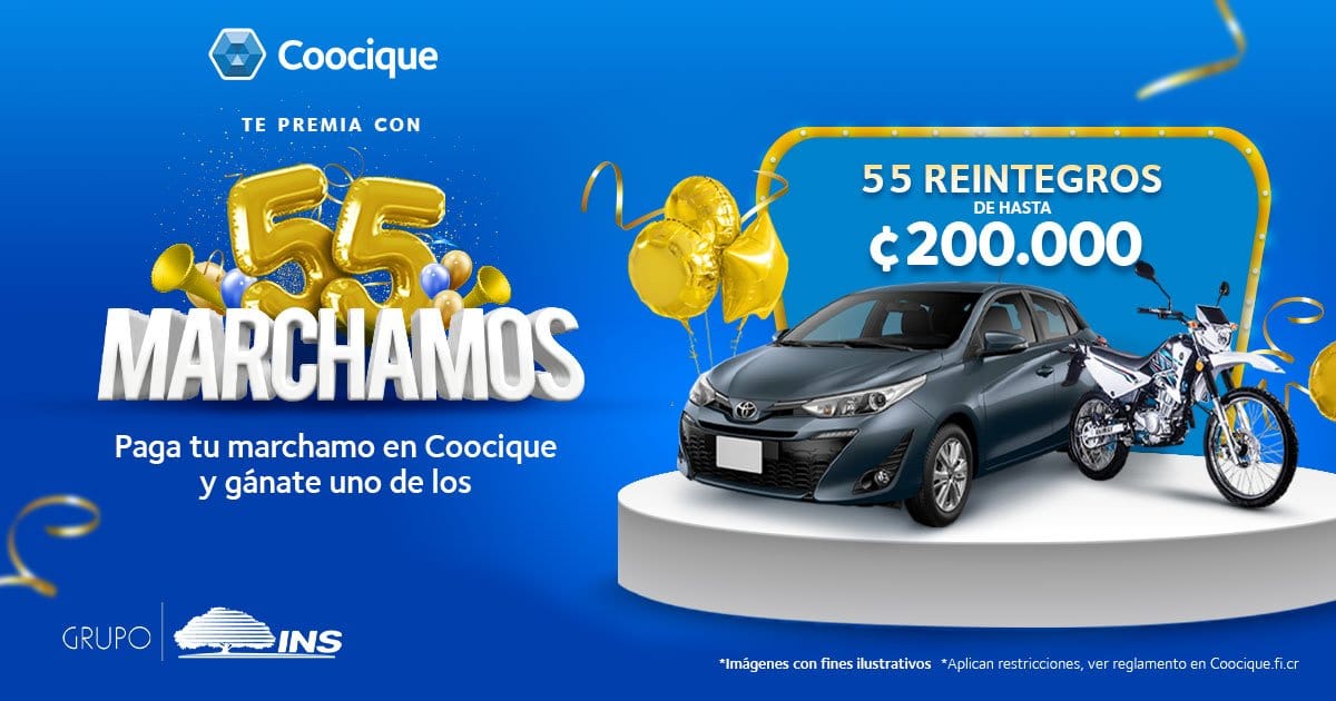¡Coocique regala 55 marchamos! - San Carlos Digital